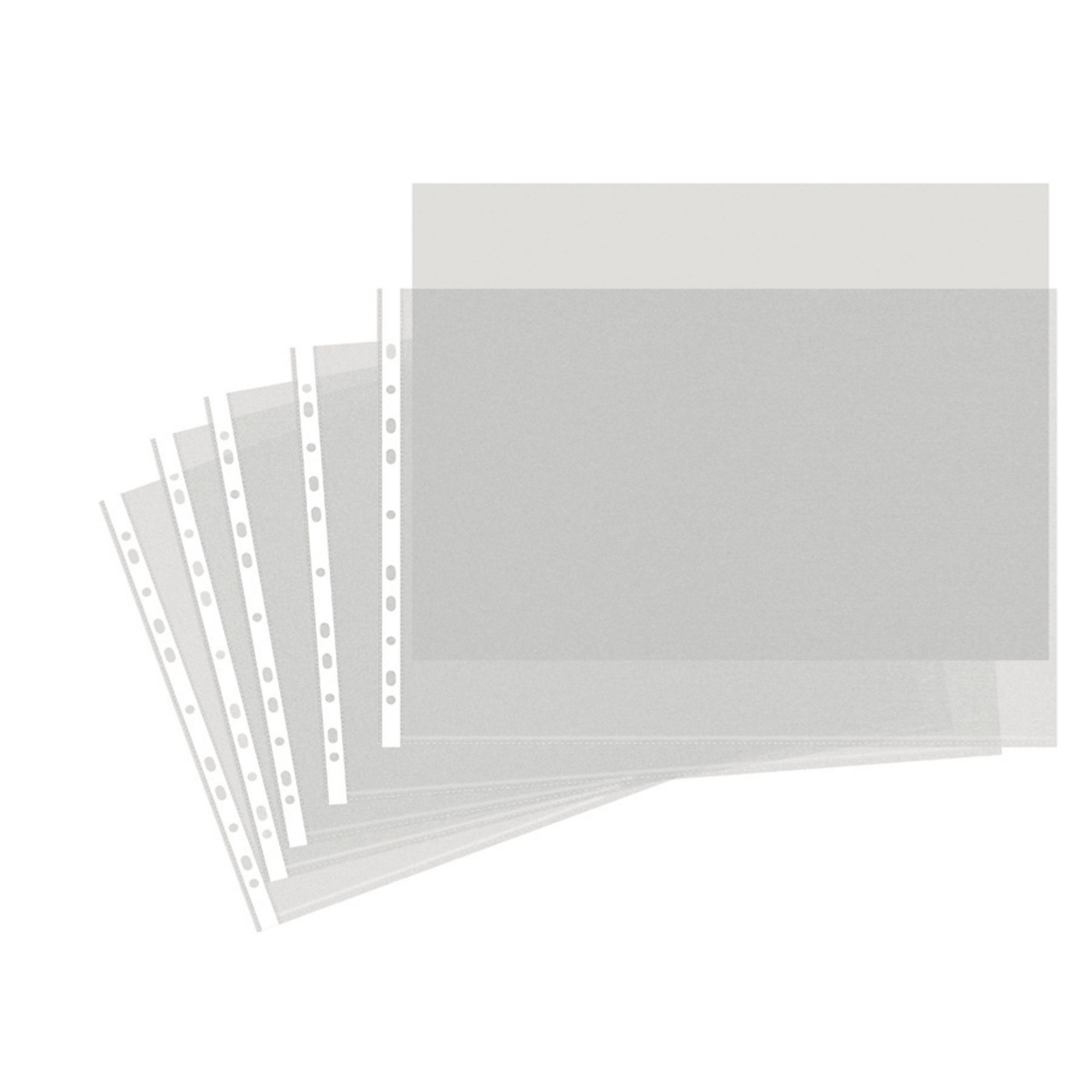 Heavy Duty Punched Pocket A3 Clear - Pack of 50